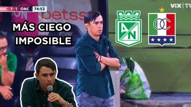   Jhon Jairo Bodmer una vez más es el rey de las excusas de Atlético Nacional.