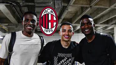 Jhon Lucumí, Kevin Castaño y Jhon Córdoba llegando a Colombia