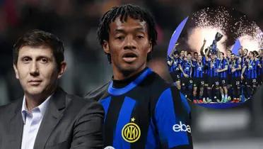 Juan Guillermo Cuadrado con Inter de Milán- Fotos: CNN, Rontonda Deportiva, SR Deportes