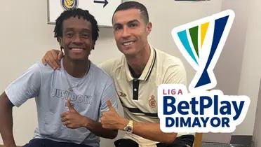 Juan Guillermo Cuadrado y Cristiano Ronaldo