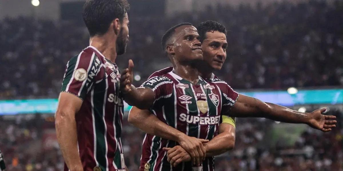 Jugadores de Fluminense. Foto: redes de Jhon Arias.