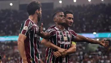 Jugadores de Fluminense. Foto: redes de Jhon Arias.