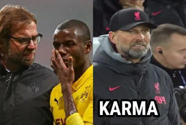 Jürgen Klopp en el pasado ninguneó a Adrián Ramos y ahora el karma se la cobra al entrenador alemán en el Liverpool.