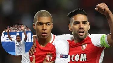 Kylian Mbappé y Falcao. Foto: El Correo / UEFA