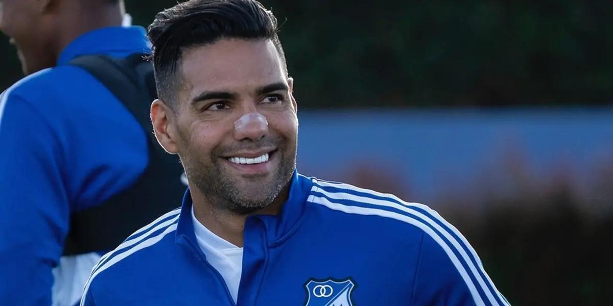 La influencia de Falcao en la joven promesa de Millonarios. Foto: Instagram