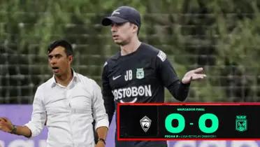 La insólita excusa de Jhon Bodmer porque Atlético Nacional arrugó ante Patriotas (Foto tomada redes Nacional) 