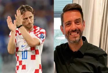 La Selección Croacia ganó el tercer lugar del Mundial de Qatar 2022 y Pablo Giralt elogió a Luka Modrić.