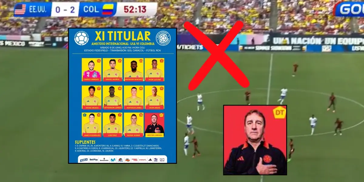 La titular de la Selección Colombia contra la Selección Estados Unidos