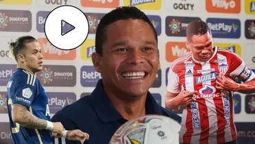 Leonardo Castro de Millonarios FC y Carlos Bacca de Junior FC