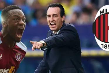 Lo busca en Milán y lo que dijo DT Unay Emery de Jhon Jader Durán en Aston Villa