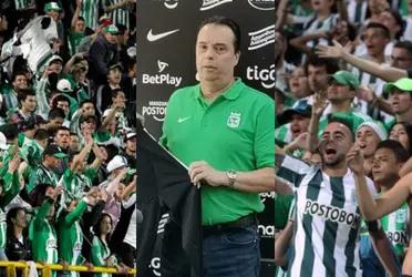 Los hinchas de Atlético Nacional tienen una revuelta que pone a temblar a los directivos del cuadro Verdolaga.