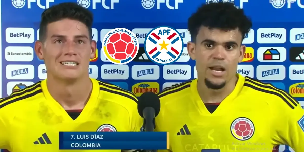 Luis Díaz habló tras el partido de Colombia contra Paraguay.