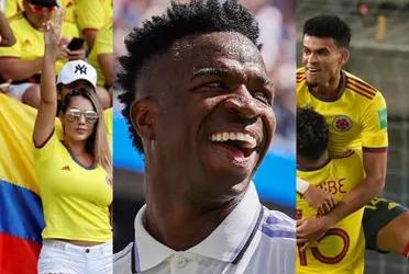 Luis Díaz a la altura de Vinícius Júnior y celebra toda Colombia.