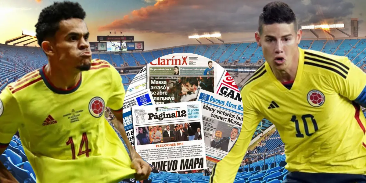 Prensa de Argentina asombrada al ver que Colombia le ganó a Urguay y van contra La Albiceleste