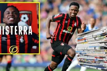 Luis Sinisterra aprovechó de gran forma los minutos que tuvo con Bournemouth 