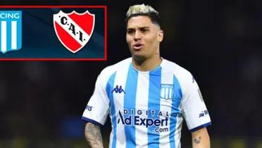 Previo Racing vs Independiente, la peor noticia de Juanfer Quintero en Argentina