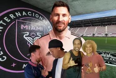 Ronaldinho admira a Carlos Valderrara y el carioca mandó un mensaje por el arribo de Lionel Messi al Inter Miami.