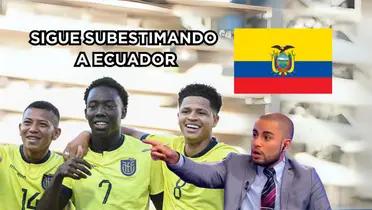 Samuel Vargas no aprende la lección y recibió una lección de parte de la Selección Ecuador.