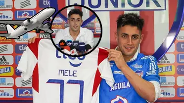 Santiago Mele con la camiseta del Junior FC
