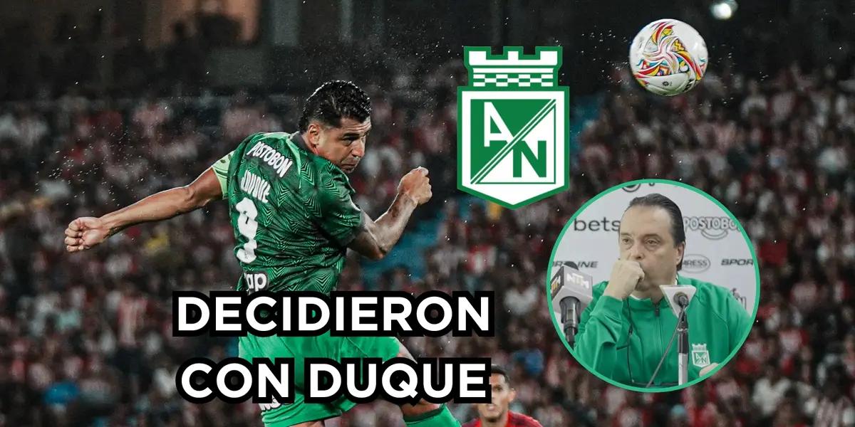 Se sabe qué pasará con Duque en el Verde. Foto de Duque tomada de Twitter @nacionaoficial, Navarro de captura de pantalla en YouTube. 