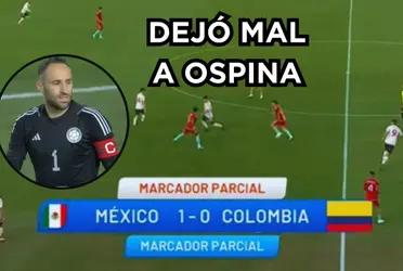 Un jugador de la Selección Colombia arrugó contra la Selección México.