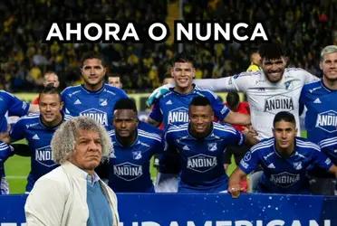 Un jugador de Millonarios FC que ha sido muy criticado por los hinchas aún no recibe la carta de salida por parte de Alberto Gamero.