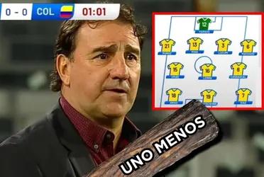 Uno de los titulares de Colombia sin lugar a dudas fue visto como un tronco en la Tricolor, al punto que el equipo parecía jugar con uno menos frente a Chile.