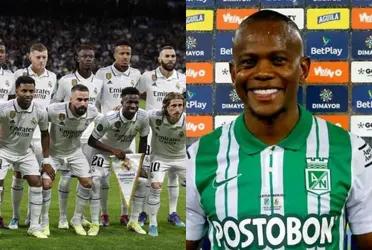 Yerson Candelo destacado en la Copa Libertadores 2023 con Atlético Nacional y lo comparan con un jugador del Real Madrid.