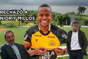 Yerson Candelo prefirió a un equipo chico de Brasil antes que a Junior FC y Millonarios FC.