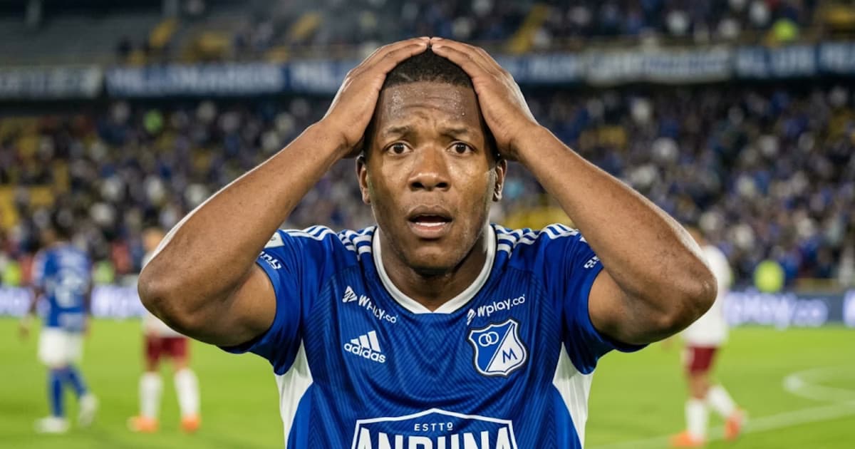 Chaverra puede perderse más fechas de lo esperado con Millonarios por su expulsión ante Fortaleza