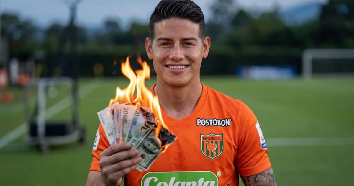 James Rodríguez tendría que sacrificar dinero si decide retirarse en Envigado