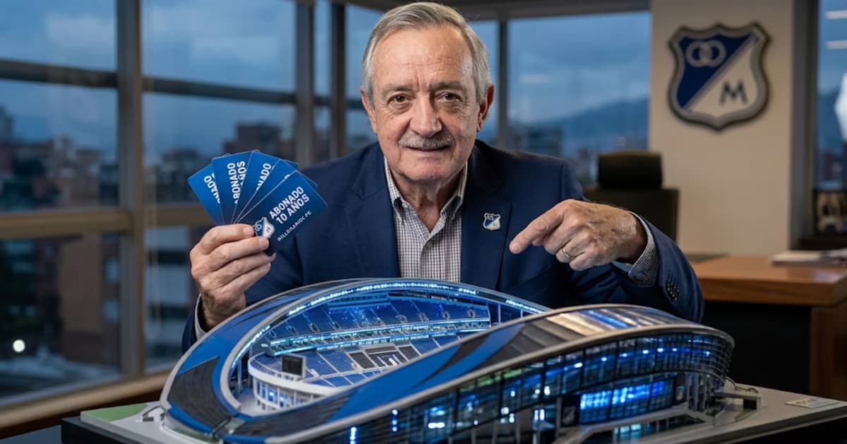 Millonarios podría ofrecer palcos por 10 años para financiar su nuevo estadio