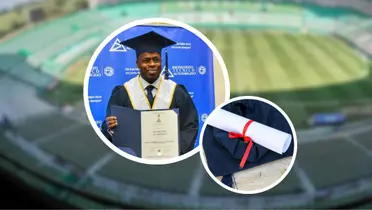 El emotivo gesto de Carmelo Valencia luego de graduarse como bachiller Foto: Pexels, Deportivo Cali y Carmelo Valencia