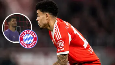 Luis Díaz volvió a hacer de las suyas en la Bundesliga, conoce su partidazo Foto: FC Bayern, Captura de ESPN y Escudoteca