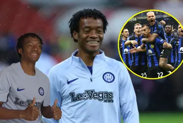 A pesar de estar lesionado, la buena noticia que recibió Juan Cuadrado en Inter 