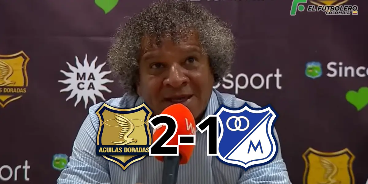 ¿Hay excusas? La tristeza de Alberto Gamero tras la derrota de Millonarios ante Águilas Doradas