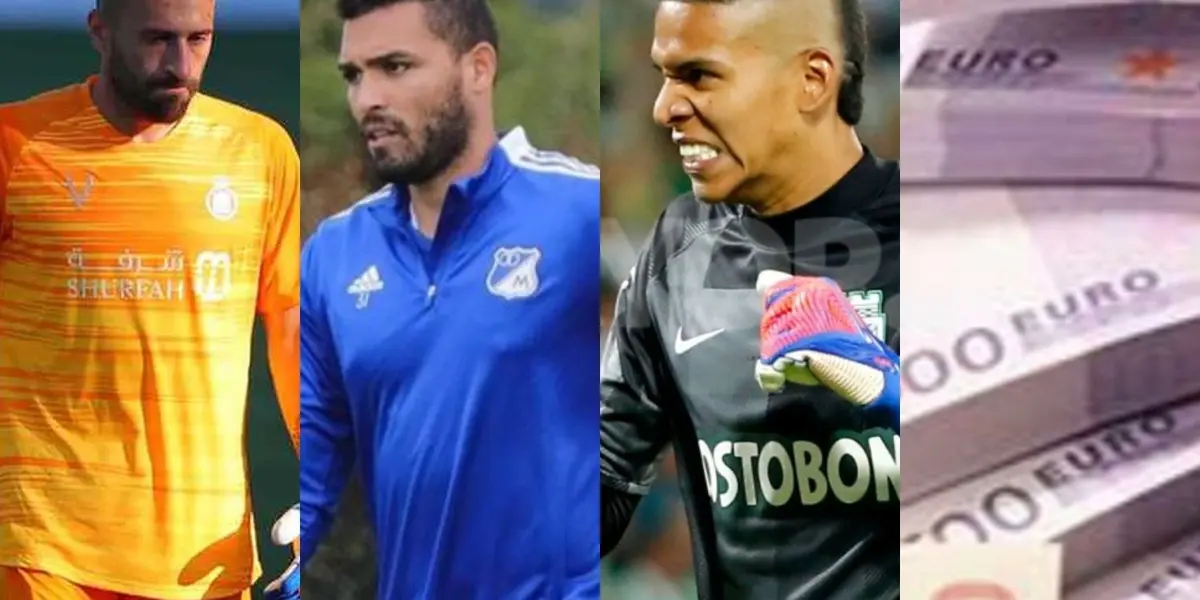 Álvaro Montero de Millonarios y Kevin Mier de Atlético Nacional son figuras en la liga colombiana