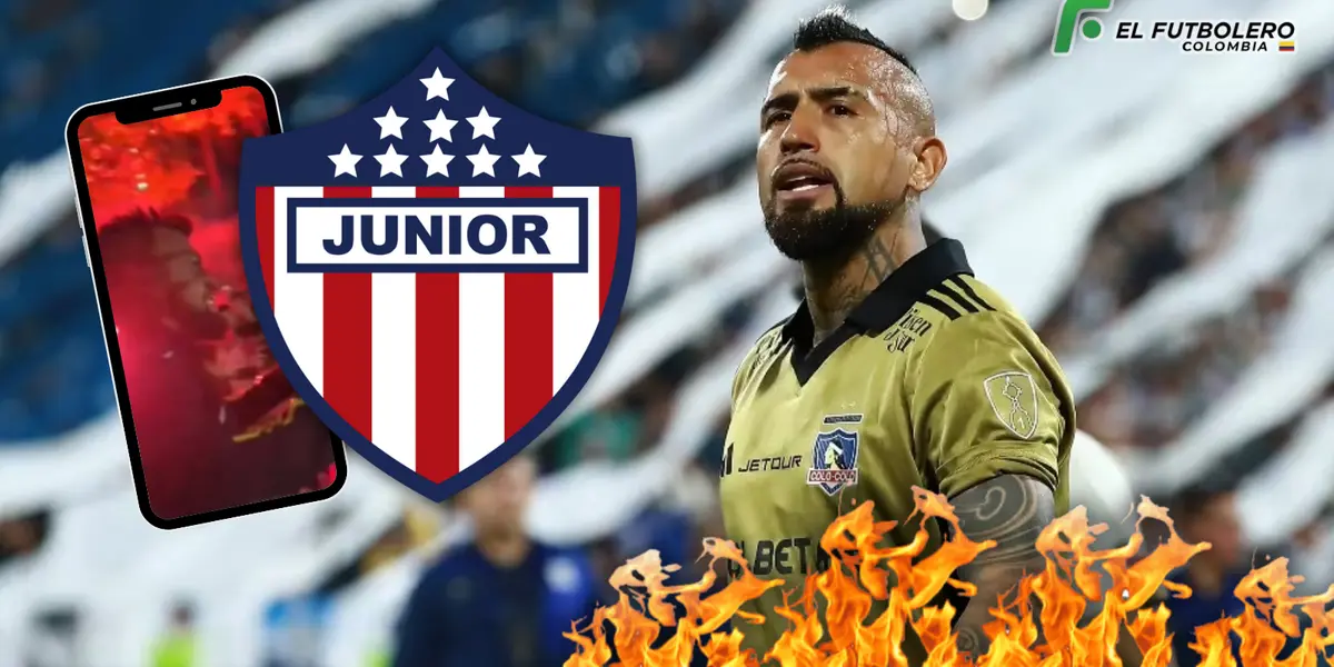  Tras la amenaza de Arturo Vidal, la motivación extra que tendrá Junior en Copa Libertadores