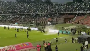 Atlético Nacional. FOTO: Transmisión del partido