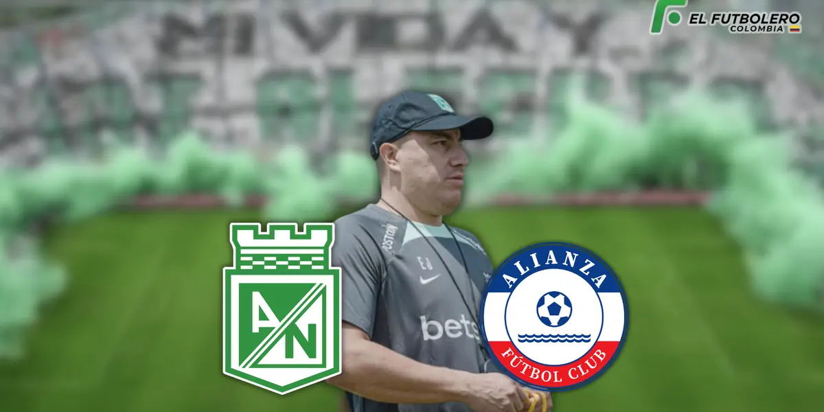 Atlético Nacional vs Alianza FC Foto: Futbolred, Nacionaloficial y Escudoteca PN