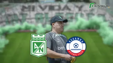 Atlético Nacional vs Alianza FC Foto: Futbolred, Nacionaloficial y Escudoteca PN