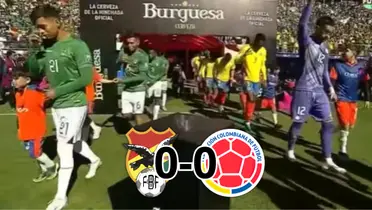 Bolivia vs Colombia Foto: Captura de Fútbol RCN y Escudoteca PN