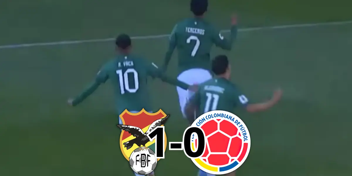 (VIDEO) Terceros se saca a la defensa colombiana y pone el 1 a 0 de Bolivia en El Alto