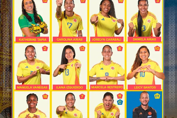 El XI de la Selección Colombia esta tarde Foto: FCF