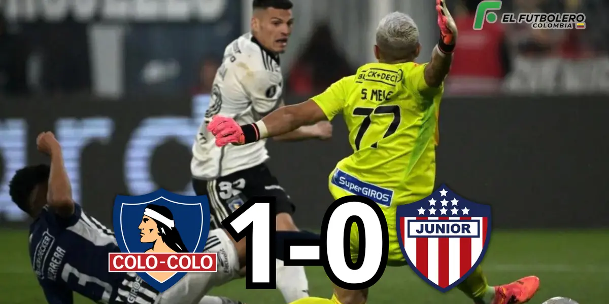 Con las manos vacías, Junior cae ante Colo Colo en Chile y deberá remontar en Barranquilla