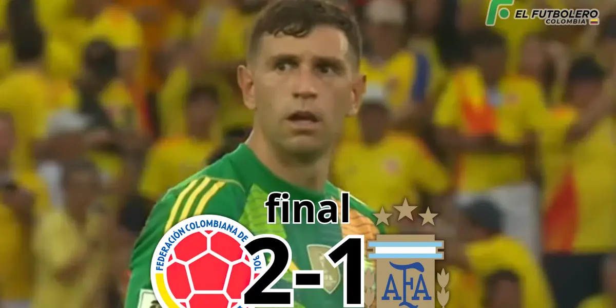 Colombia vs Argentina Foto: Captura de RCN y Escudoteca PN