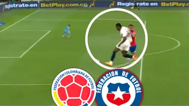 Colombia vs Chile Foto: Captura de RCN y Escudoteca