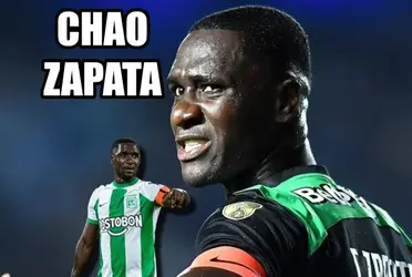 Cristian Zapata criticado en Atlético Nacional y otro jugador también está en tela de juicio.