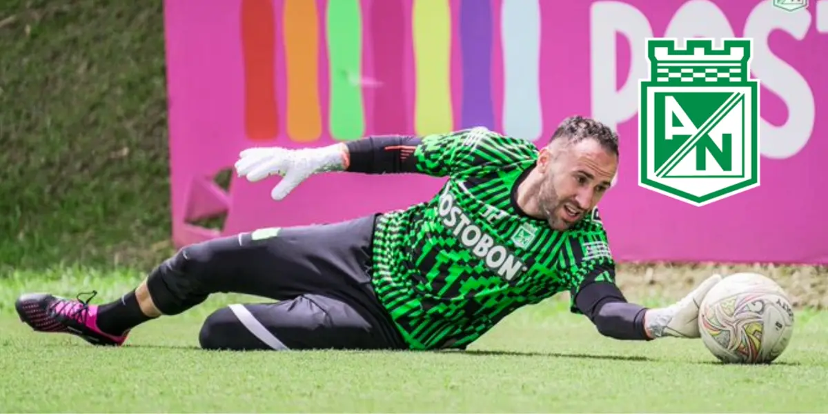 David Ospina entrenando con Atlético Nacional