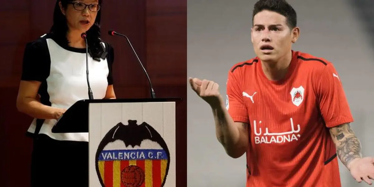 Desde el Valencia CF confirmaron lo que pasó con el fichaje de James Rodríguez.